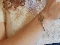 Bracelet ajustable Argent Arbre de vie bijou spiritualité pour femme