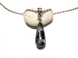 Silver Necklace Labradorite pendant, Gemstone jewel gemstone yoga meditation boho hippie chic