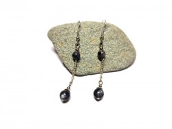 Silver Earrings, Labradorite, lithotherapy jewel gemstone yoga meditation boho hippie chic