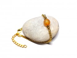 Agate Gold Bracelet,...