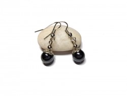 Hematite, Silver Earrings,...