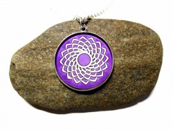 Collier pendentif Sahasrara, sommet de votre être. L'ultime étape vers votre unification intérieure et votre éveil.