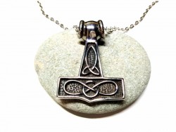 Silver Necklace, silver Viking Mjöllnir / Thor's Hammer pendant